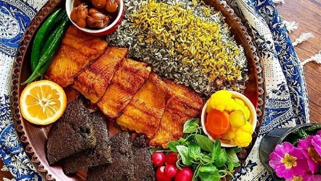 طرز تهیه سبزی پلو با ماهی