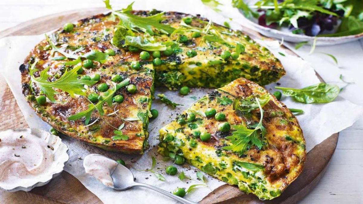 طرز تهیه کوکو نخود فرنگی