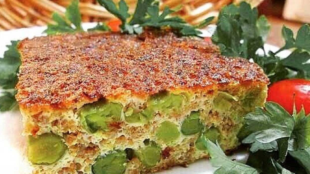 اماده سازی کوکو نخود فرنگی